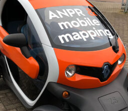 Carwrapping Renault Twizzy ANPR & Mobile Mapping Oranje