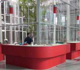 Bekleding Recepties Kantoor Rood