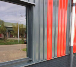 Damwang Folie Personalisatie Kantoor Gebouw Specials Bluesigns