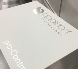 Bedrukking Logo Applikon Biotechnology Voorbeeld