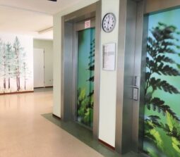 Bestickering Lift Decoratie Sticker Gebouw Bedrijf 2