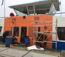 Sim Up Pont IJveer 50 Amsterdam NDSM-werf Amsterdam Centraal Station Reclame