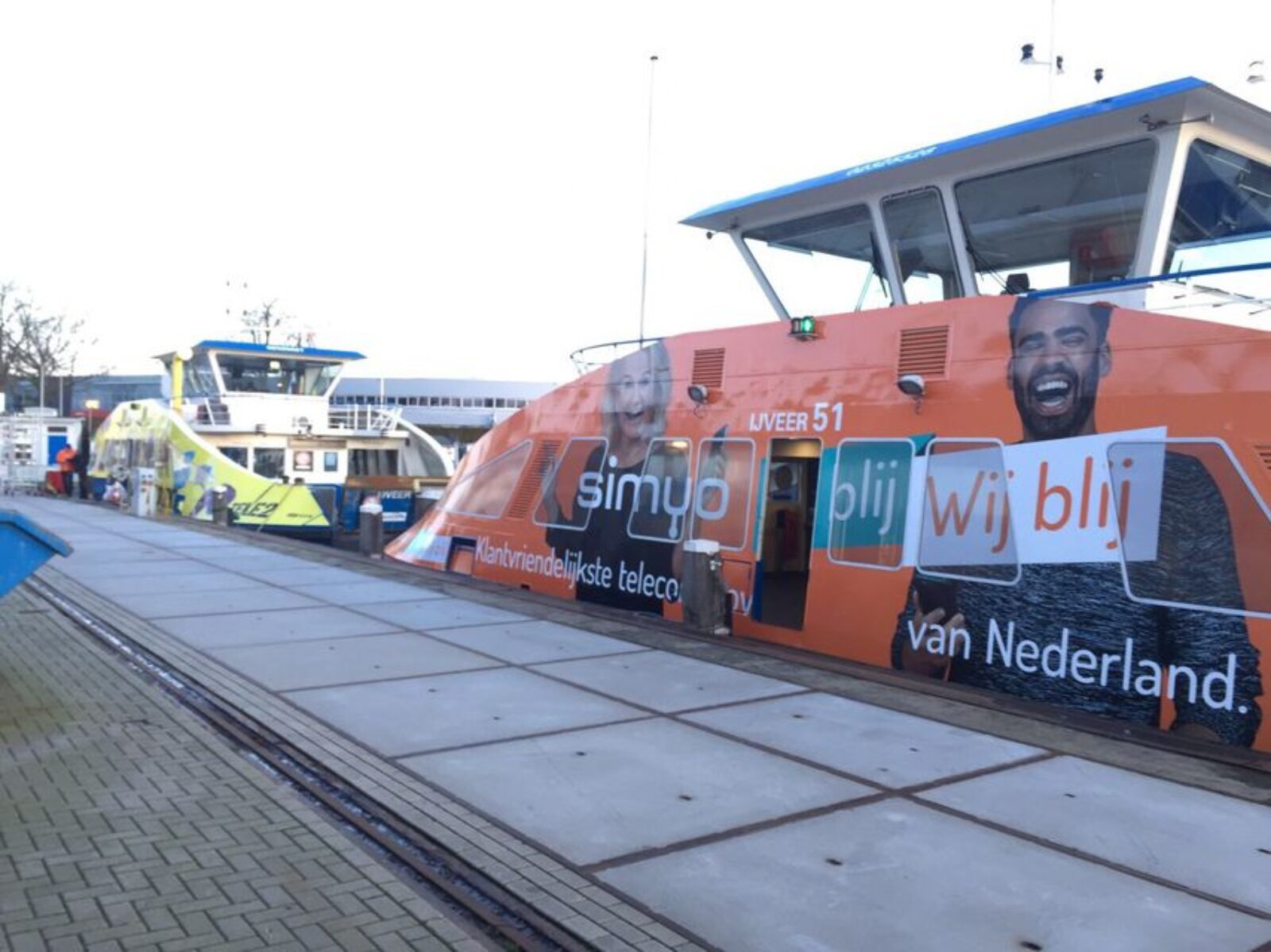 Sim Up Pont IJveer 50 Amsterdam NDSM-werf Amsterdam Centraal Station Reclame 2