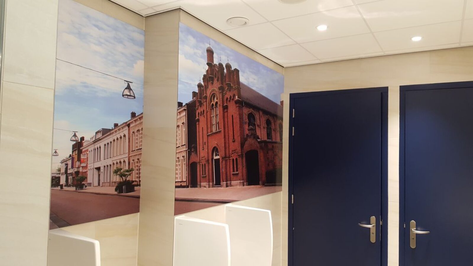 Decoratie Urinoir Heren Toilet Poster
