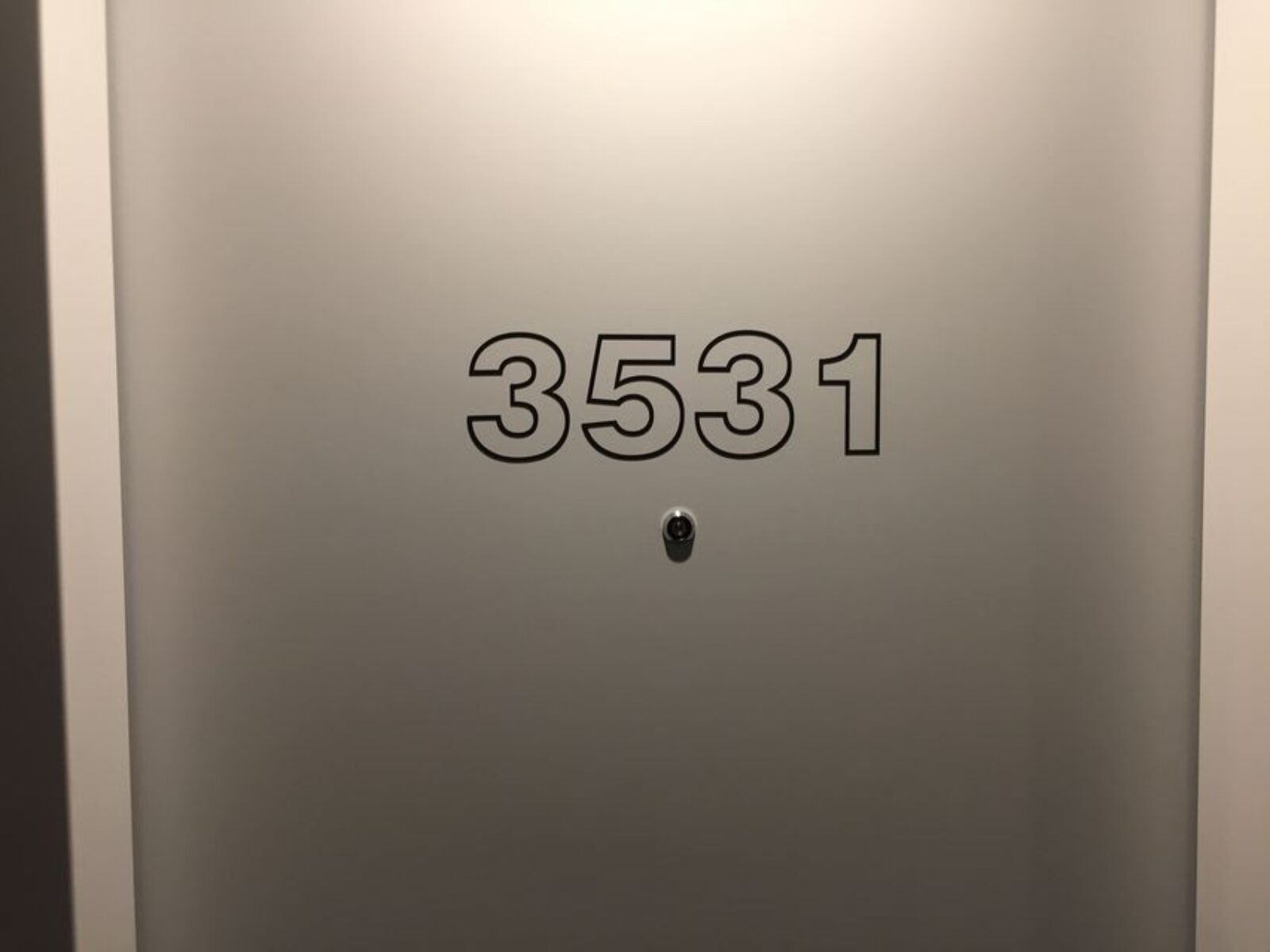Getallen Sticker Hotelkamers