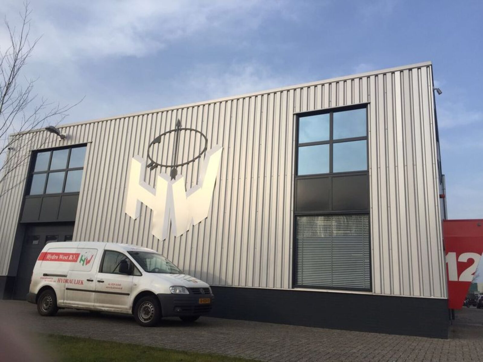 HW Buitenaanzicht Bedrijventerrein Buitengevel Reclame